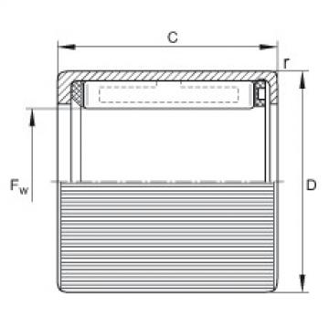 FAG Drawn cup roller clutches - HF0406-KF-R