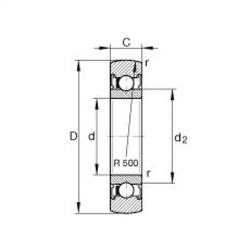 FAG Track rollers - LR201-2RSR