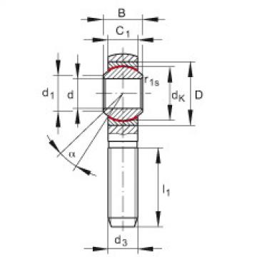 FAG Rod ends - GAKSL18-PS