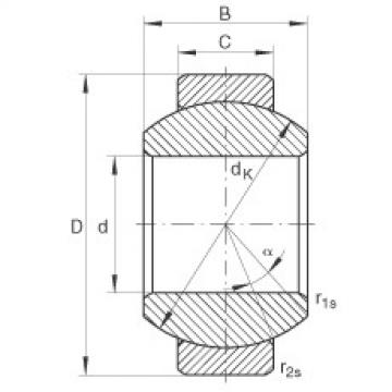 FAG Radial spherical plain Bearings - GE6-FO