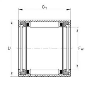 FAG Drawn cup needle roller Bearings with open ends - SCE46-PP