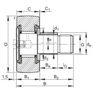 FAG Stud type track rollers - KRE16-PP