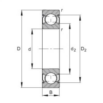 FAG Deep groove ball Bearings - 6000-C-2Z