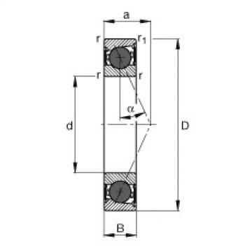 FAG Spindle Bearings - HCB7000-E-2RSD-T-P4S