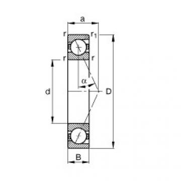 FAG Spindle Bearings - B7016-E-T-P4S