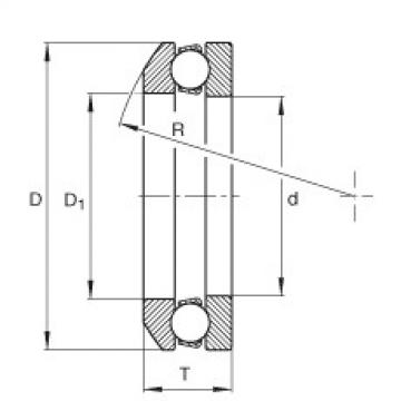 FAG Axial deep groove ball Bearings - 4100