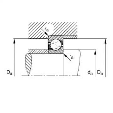 FAG Angular contact ball Bearings - 7004-B-XL-TVP