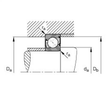 FAG Angular contact ball Bearings - 7204-B-XL-2RS-TVP