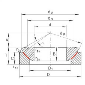 FAG Axial spherical plain Bearings - GE160-AW