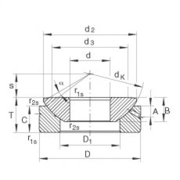 FAG Axial spherical plain Bearings - GE100-AX