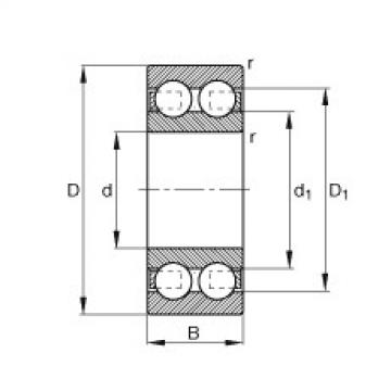 FAG Deep groove ball Bearings - 4217-B-TVH