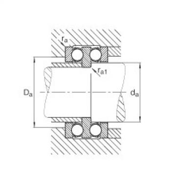 FAG Axial deep groove ball Bearings - 52202