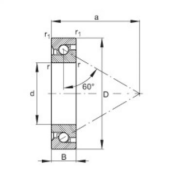 FAG Axial angular contact ball Bearings - 7602012-TVP