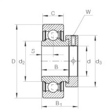 FAG Radial insert ball Bearings - RA103-NPP