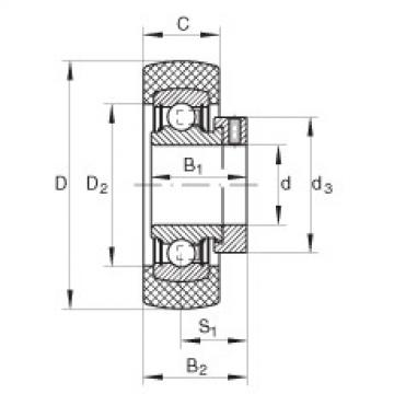 FAG Radial insert ball Bearings - RABRB12/47-XL-FA106