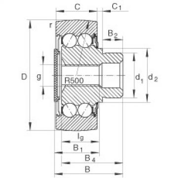 FAG Stud type track rollers - ZL5206-DRS