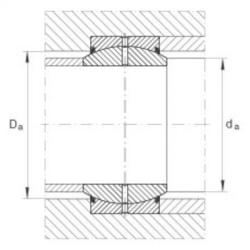 FAG Radial spherical plain Bearings - GE100-DO-2RS