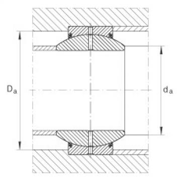 FAG Radial spherical plain Bearings - GE100-FO-2RS