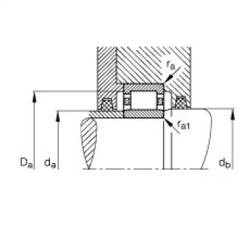 FAG Cylindrical roller Bearings - NU1009-XL-M1