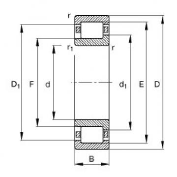 FAG Cylindrical roller Bearings - NJ202-E-XL-TVP2