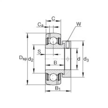 FAG Radial insert ball Bearings - GRA012-NPP-B-AS2/V