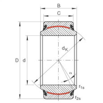 FAG Radial spherical plain Bearings - GE110-UK-2RS