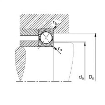 FAG Four point contact Bearings - QJ1017-N2-MPA