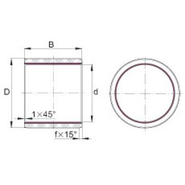 FAG Plain bushes - ZWB110125100