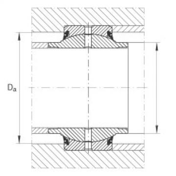 FAG Radial spherical plain Bearings - GE70-HO-2RS