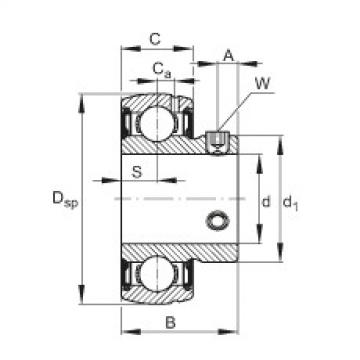 FAG Radial insert ball Bearings - SUB208