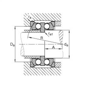 FAG Axial deep groove ball Bearings - 54205 + U205