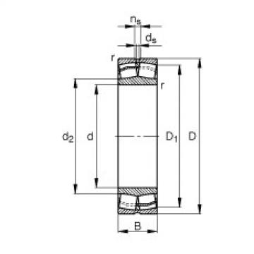 FAG Spherical roller Bearings - 21304-E1-XL-TVPB