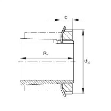 FAG Radial insert ball Bearings - UK206