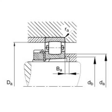 FAG Barrel roller Bearings - 20217-K-MB-C3 + H217