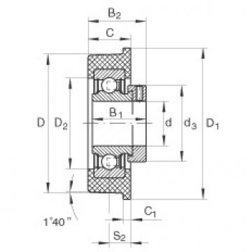 FAG Radial insert ball Bearings - CRB30/92-XL