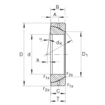 FAG Angular contact spherical plain Bearings - GE120-SX