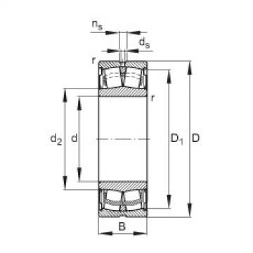 FAG Sealed spherical roller Bearings - WS22209-E1-XL-2RSR