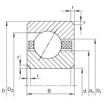 FAG Thin section Bearings - CSEAA017-TV