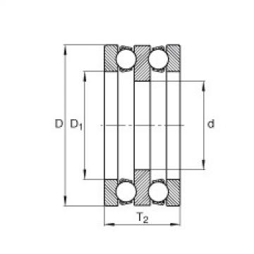 FAG Axial deep groove ball Bearings - 195X02