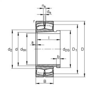 FAG Spherical roller Bearings - 21311-E1-XL-K + AHX311