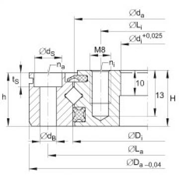 FAG Crossed roller Bearings - XU050077