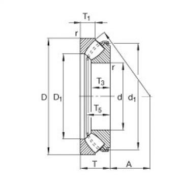 FAG Axial spherical roller Bearings - 29415-E1-XL