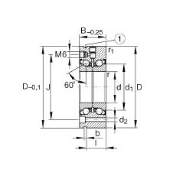 FAG Axial angular contact ball Bearings - ZKLF100200-2Z-XL