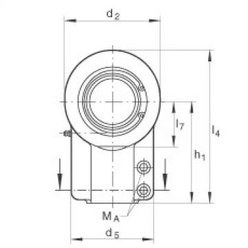 FAG Hydraulic rod ends - GIHNRK100-LO