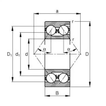 FAG Angular contact ball Bearings - 3315