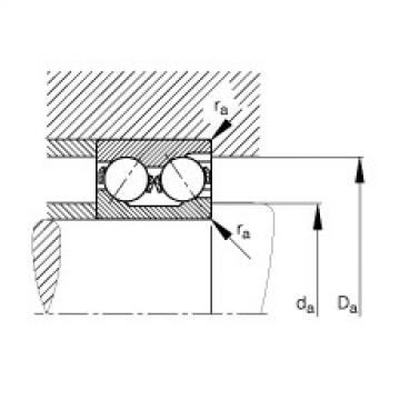 FAG Angular contact ball Bearings - 3322-M