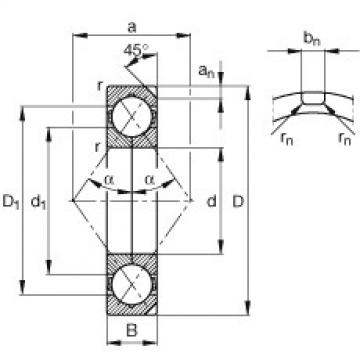 FAG Four point contact Bearings - QJ1024-N2-MPA