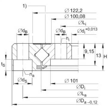 FAG Crossed roller Bearings - XU060111