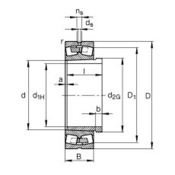 FAG Spherical roller Bearings - 230/800-K-MB + AH30/800A-H