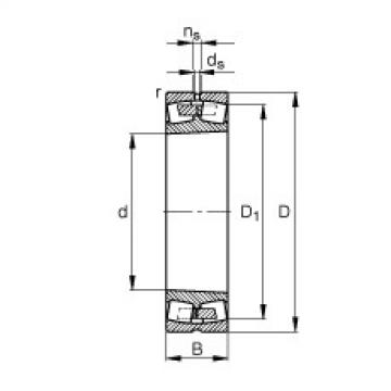 FAG Spherical roller Bearings - 23022-E1A-XL-K-M